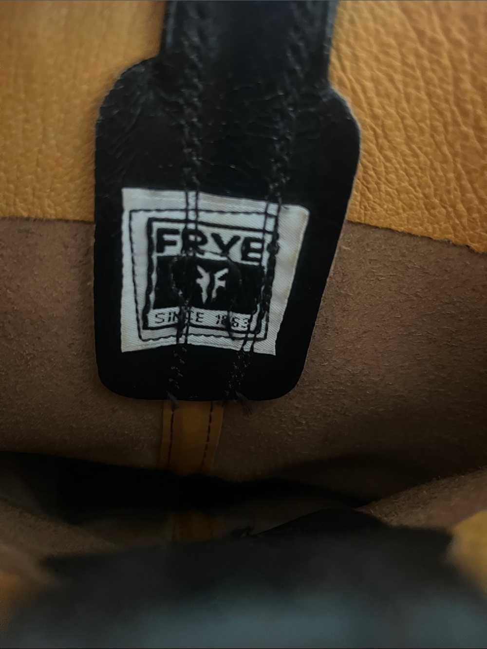 Frye Women’s 12R Black Distressed Vintage Leather Harness Boots Size US 8.5 - Picture 3 of 16